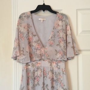 Wayf floral maxi dress